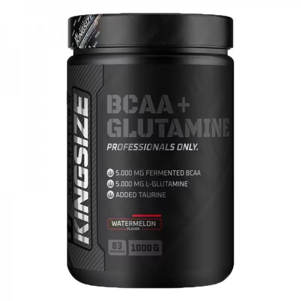 KİNGSİZE NUTRİTİON BCAA + GLUTAMINE POWDER 1000 GR KARPUZ KİNGSİZE NUTRİTİON BCAA + GLUTAMINE POWDER 1000 GR KARPUZ