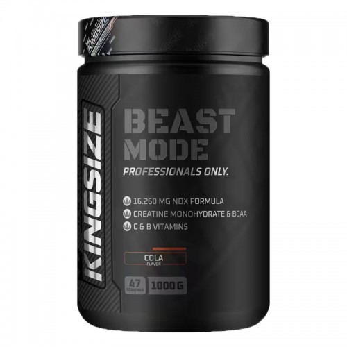 KİNGSİZE NUTRİTİON BEAST MODE 1000 GR KOLA