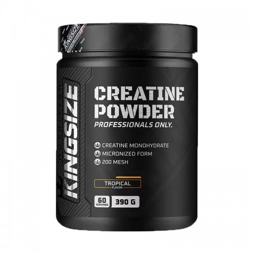 KİNGSİZE NUTRİTİON CREATINE POWDER 390 GR TROPİKAL KİNGSİZE NUTRİTİON CREATINE POWDER 390 GR TROPİKAL