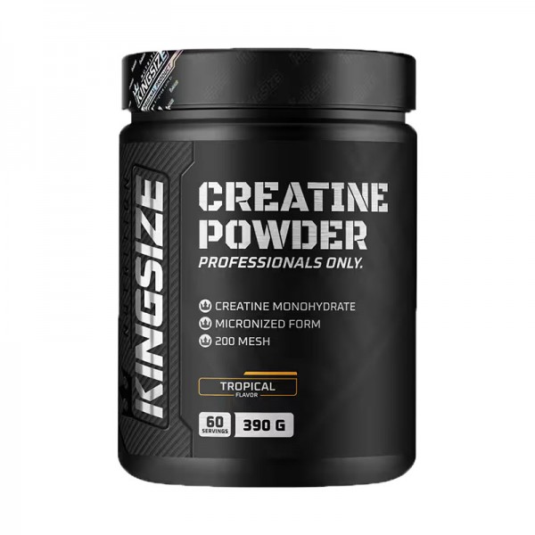 KİNGSİZE NUTRİTİON CREATINE POWDER 390 GR TROPİKAL KİNGSİZE NUTRİTİON CREATINE POWDER 390 GR TROPİKAL