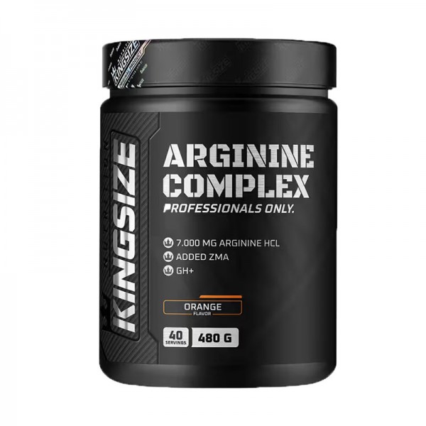 KİNGSİZE NUTRİTİON ARGININE COMPLEX POWDER 480 GR PORTAKAL