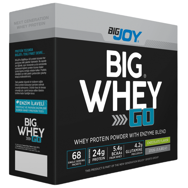 BİG JOY BİG WHEY GO 2244 GR - 68 PAKET ÇİKOLATA BİG JOY BİG WHEY GO 2244 GR - 68 PAKET ÇİKOLATA