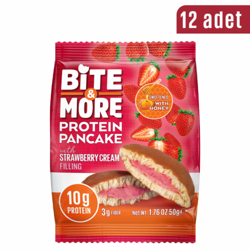 BİTE MORE PROTEİN PANCAKE (50 GR) - 12 ADET
