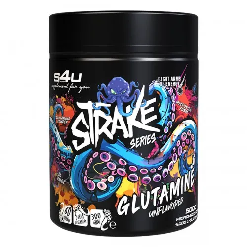 S4U Strake Glutamine 300g Saf Mikronize Aromasız Glutamin