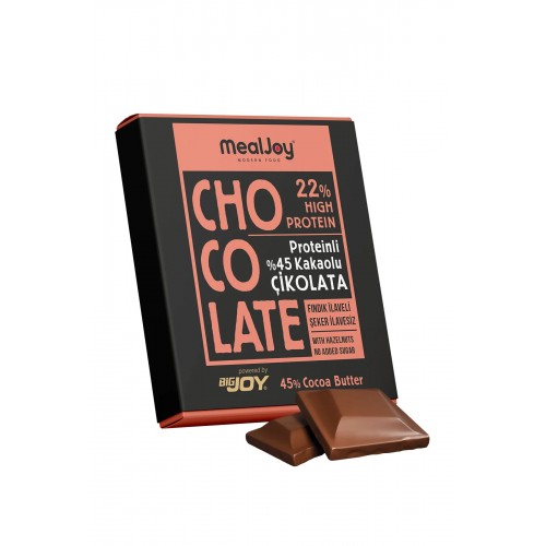MEAL JOY PROTEINLI ÇIKOLATA 40GR TEKLİ MEAL JOY PROTEINLI ÇIKOLATA 40GR TEKLİ