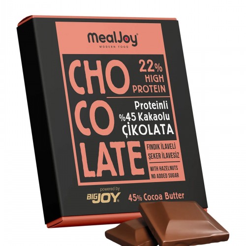 MEAL JOY PROTEINLI ÇIKOLATA 40GR TEKLİ