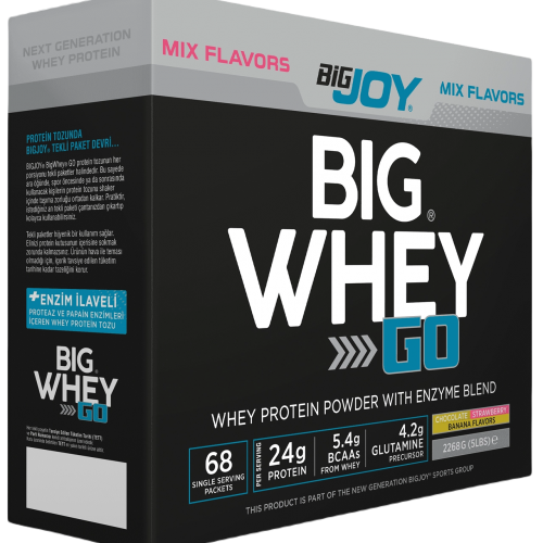 BİG JOY BİG WHEY GO 30 GR - 68 PAKET MİX BİG JOY BİG WHEY GO 30 GR - 68 PAKET MİX