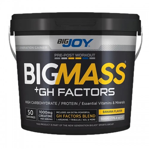 BİG JOY BİG MASS + GH FACTORS 5000 GR MUZ