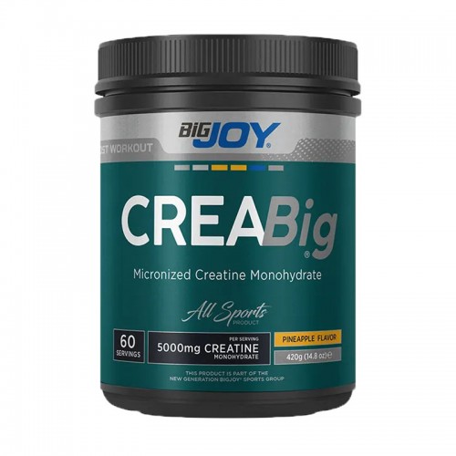 BİG JOY CREABİG MİCRONİZED CREATİNE POWDER 420 GR BİG JOY CREABİG MİCRONİZED CREATİNE POWDER 420 GR