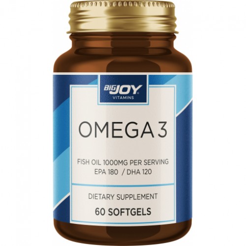 BIGJOY VITAMINS-OMEGA 3 60 SOFTGELS