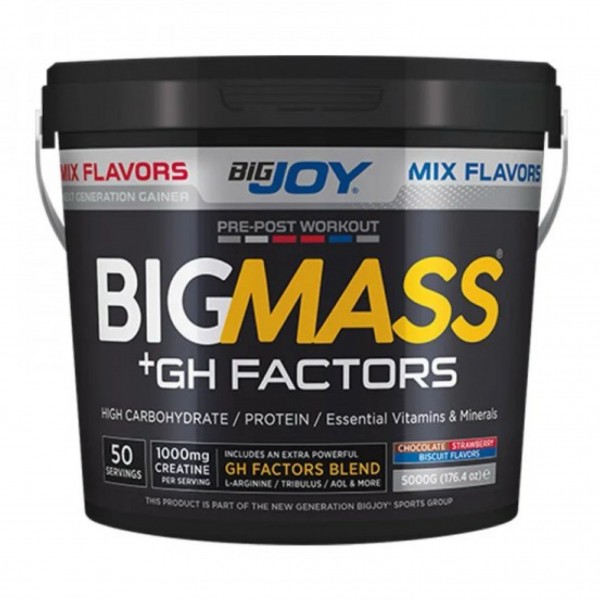 BİG JOY BİG MASS + GH FACTORS 5000 GR - MİX BİG JOY BİG MASS + GH FACTORS 5000 GR - MİX