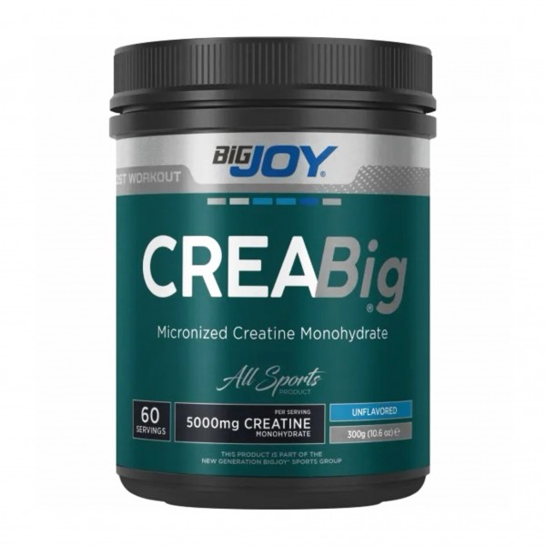 BİG JOY CREABİG MİCRONİZED CREATİNE POWDER 300 GR BİG JOY CREABİG MİCRONİZED CREATİNE POWDER 300 GR