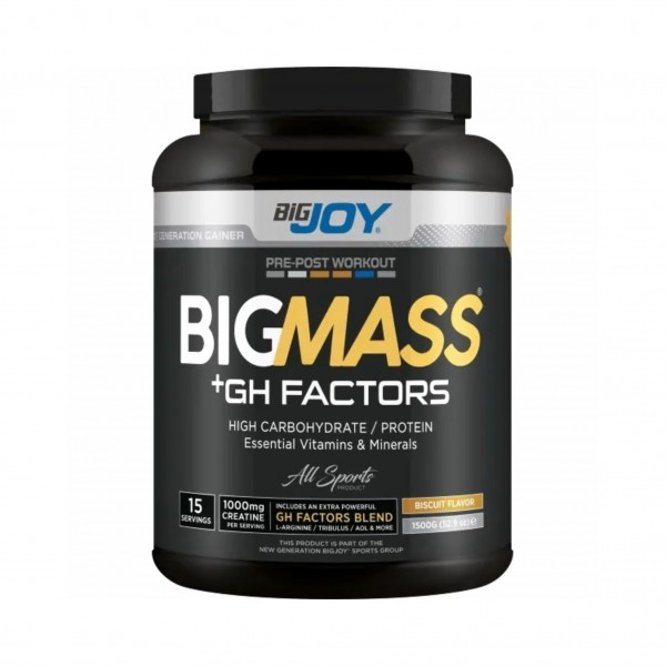BİG JOY BİG MASS + GH FACTORS - 1500 GR BİG JOY BİG MASS + GH FACTORS - 1500 GR