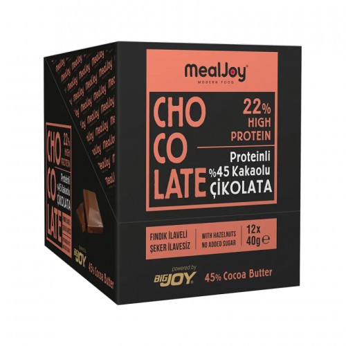 MEAL JOY PROTEINLI ÇIKOLATA 40GR X 12 ADET
