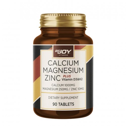BIG JOY VITAMINS CALCIUM MAGNESIUM ZINC 90 TABLET