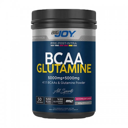 BİG JOY BİG2 BCAA + GLUTAMİNE 600 GR KARPUZ BİG JOY BİG2 BCAA + GLUTAMİNE 600 GR KARPUZ