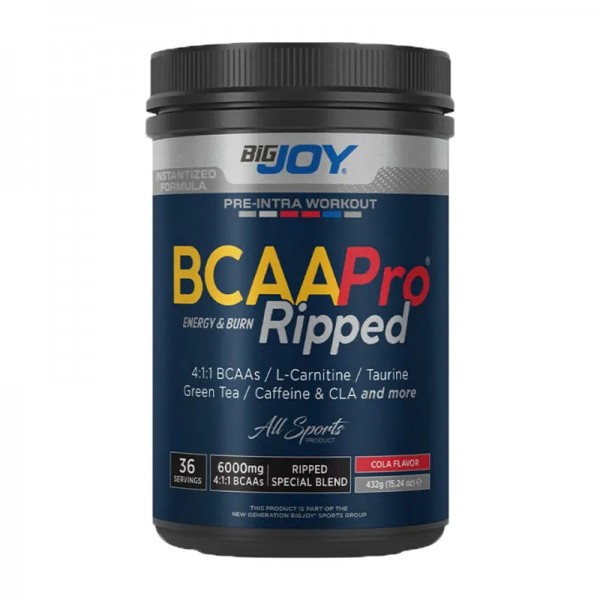 BİG JOY BCAA PRO 4:1:1 RİPPED 432 GR KOLA BİG JOY BCAA PRO 4:1:1 RİPPED 432 GR KOLA
