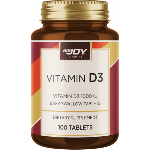 BİG JOY VİTAMİNS VITAMIN D3 100 TABLET