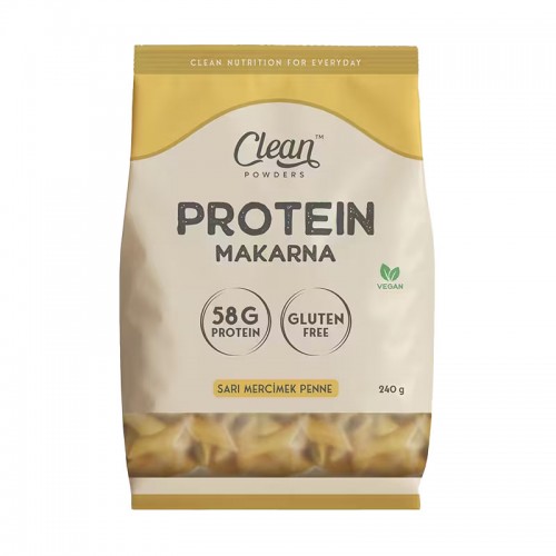 CLEAN POWDERS PROTEİNLİ MAKARNA SARI MERCİMEK 240 G
