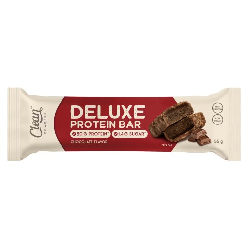 CLEAN POWDERS DELUXE PROTEİN BAR 55 GR 1 ADET ÇİKOLATA