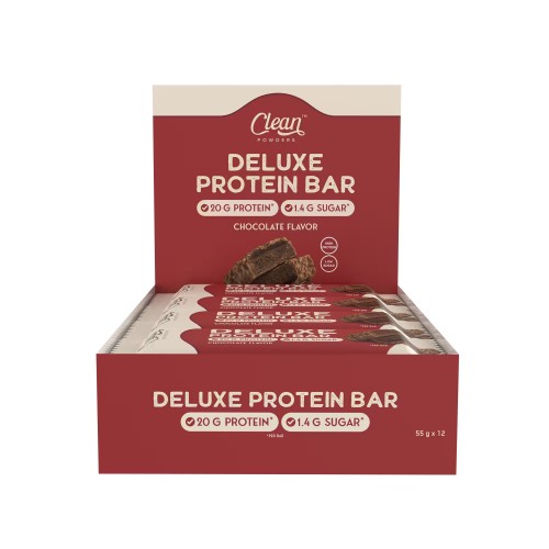 CLEAN POWDERS DELUXE PROTEİN BAR 55 GR 12 ADET CLEAN POWDERS DELUXE PROTEİN BAR 55 GR 12 ADET