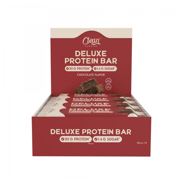 CLEAN POWDERS DELUXE PROTEİN BAR 55 GR 12 ADET