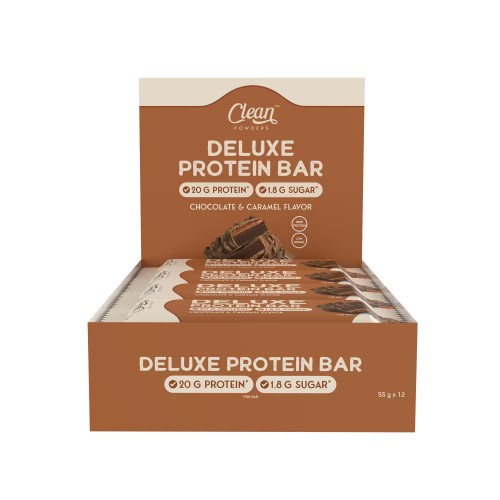 CLEAN POWDERS DELUXE PROTEİN BAR 55 GR 12 ADET CLEAN POWDERS DELUXE PROTEİN BAR 55 GR 12 ADET