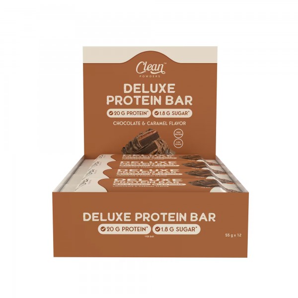 CLEAN POWDERS DELUXE PROTEİN BAR 55 GR 12 ADET