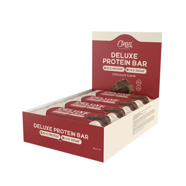 CLEAN POWDERS DELUXE PROTEİN BAR 55 GR 12 ADET