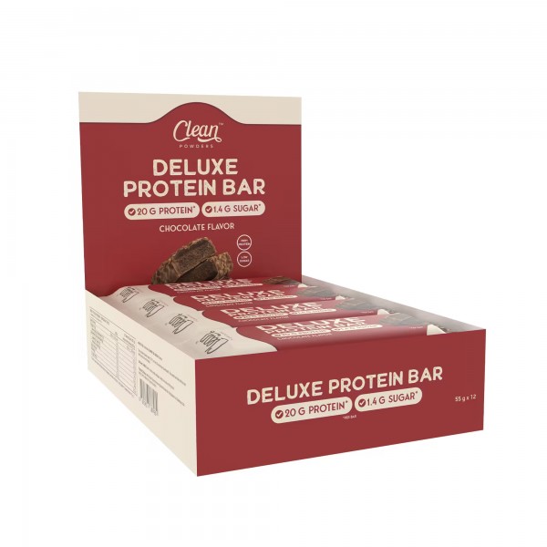 CLEAN POWDERS DELUXE PROTEİN BAR 55 GR 12 ADET