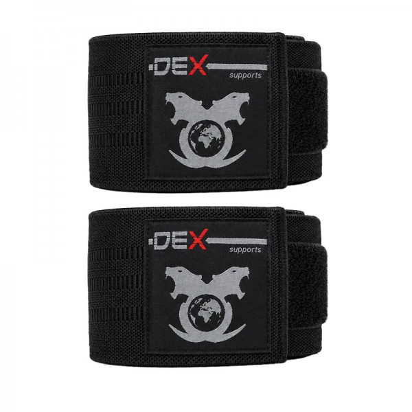 DEX SUPPORTS ELBOW WRAPS AĞIRLIK ANTREMANI DİRSEK BANDAJI ÇİFT SİYAH DEX SUPPORTS ELBOW WRAPS AĞIRLIK ANTREMANI DİRSEK BANDAJI ÇİFT SİYAH