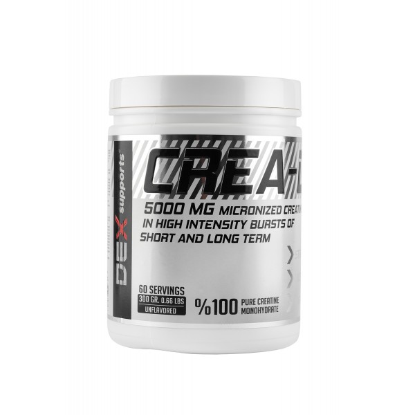 DEX SUPPORTS %100 MİCRONİZED CREATİNE MONOHYDRATE 300 GR