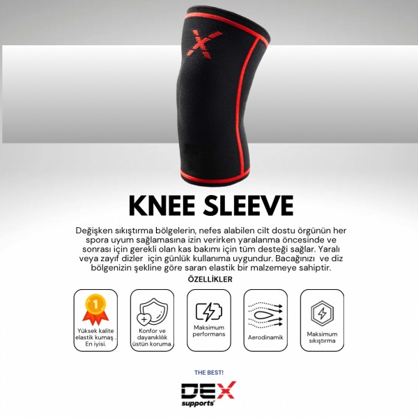 DEX SUPPORTS UNİSEX FİTNESS DİZLİĞİ DEX SUPPORTS UNİSEX FİTNESS DİZLİĞİ