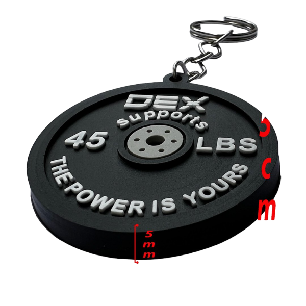 DEX SUPPORTS AĞIRLIK PLAKASI MİNYATÜR ANAHTARLIK DEX SUPPORTS AĞIRLIK PLAKASI MİNYATÜR ANAHTARLIK