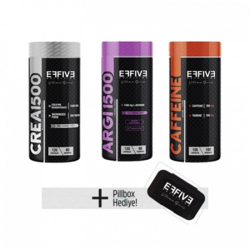 EFFİVE ARGI1500 + CAFFEİNE + CREA1500 EFFİVE ARGI1500 + CAFFEİNE + CREA1500