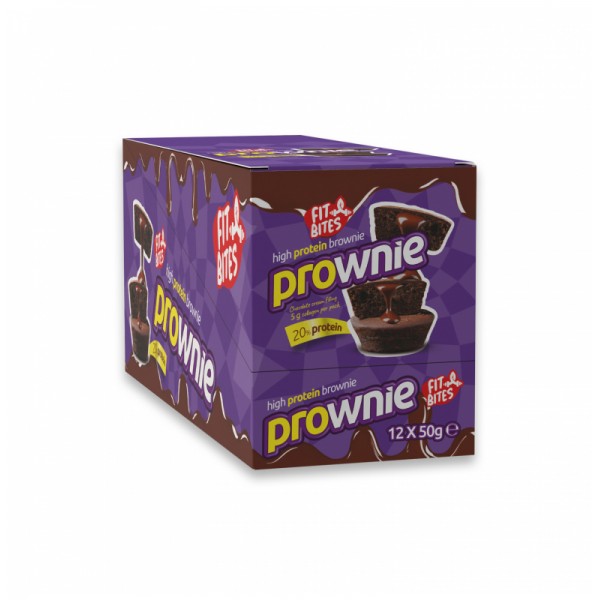 FIT BITES HIGH PROTEIN BROWNIE 12 ADET X 50 GRAM