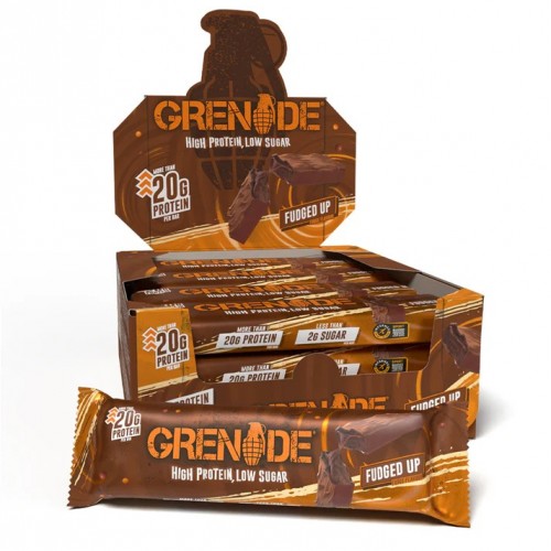 GRENADE FUDGED UP PROTEIN BAR 60 GR 12 ADET 