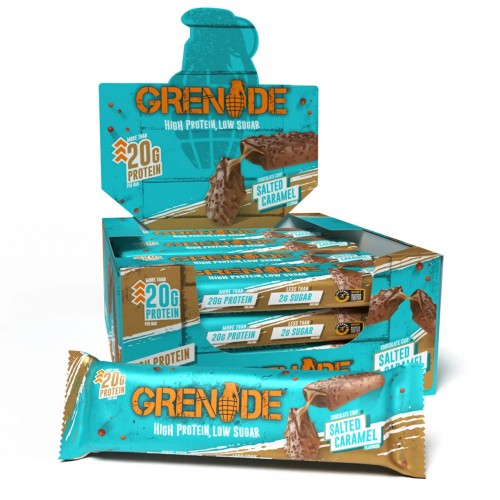 GRENADE SALTED CARAMEL PROTEIN BAR 60 GR 12 ADET