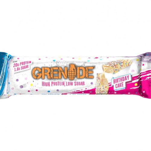 GRENADE BIRTHDAY CAKE PROTEIN BAR 60 GR 1 ADET
