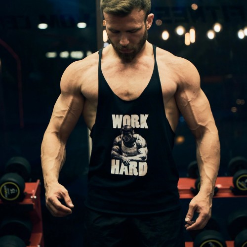 GWP “Work Hard” İnce Askılı Atlet