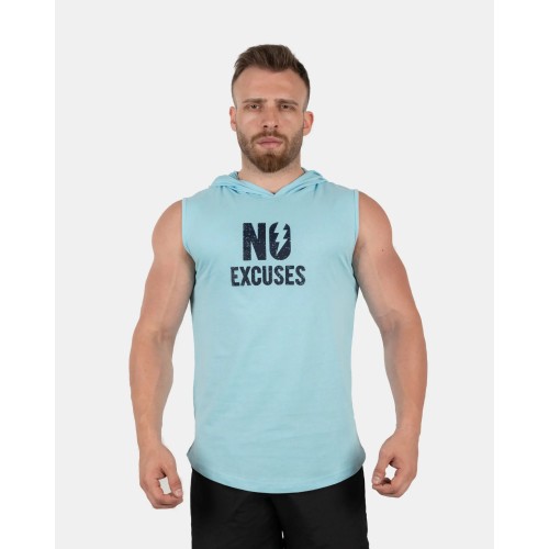 GWP NO EXCUSES KAPÜŞONLU KOLSUZ T-SHİRT