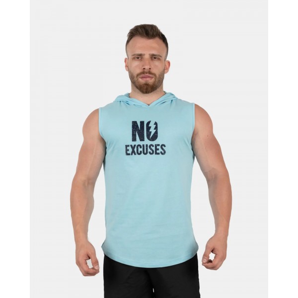 GWP NO EXCUSES KAPÜŞONLU KOLSUZ T-SHİRT