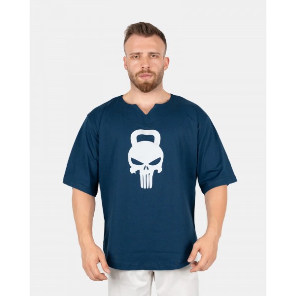 GWP “Punisher” Oversize T-Shirt – Indigo