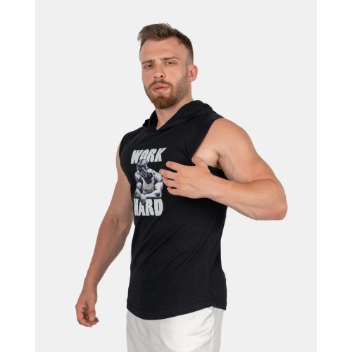 GWP WORK HARD KAPÜŞONLU KOLSUZ T-SHİRT
