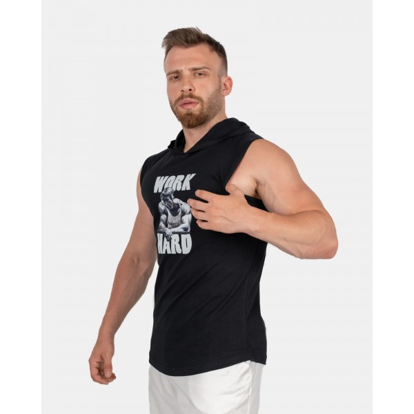 GWP WORK HARD KAPÜŞONLU KOLSUZ T-SHİRT