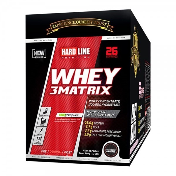 HARDLİNE WHEY 3 MATRİX 30 GR - 26 PAKET