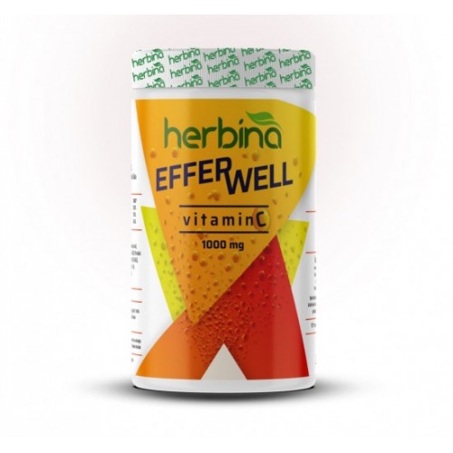 HERBİNA EFFERWELL VİTAMİN C 1000 MG TOZ