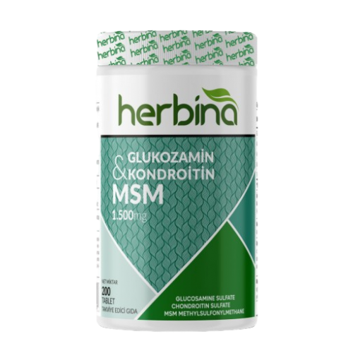 HERBİNA GLUCOSAMİNE CHONDROİTİN MSM 200 TABLET