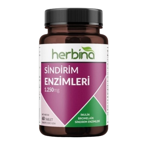 HERBİNA SİNDİRİM ENZİMLERİ 60 TABLET 