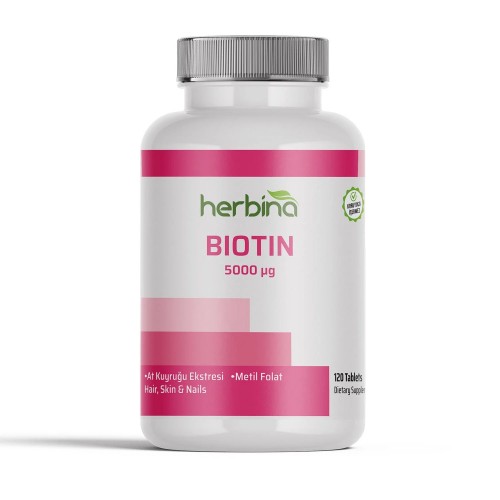 HERBİNA BİOTİN 120 TABLET HERBİNA BİOTİN 120 TABLET